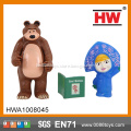 3.7Inch Masha And 4.7 Inch Bear Cartoon Characters